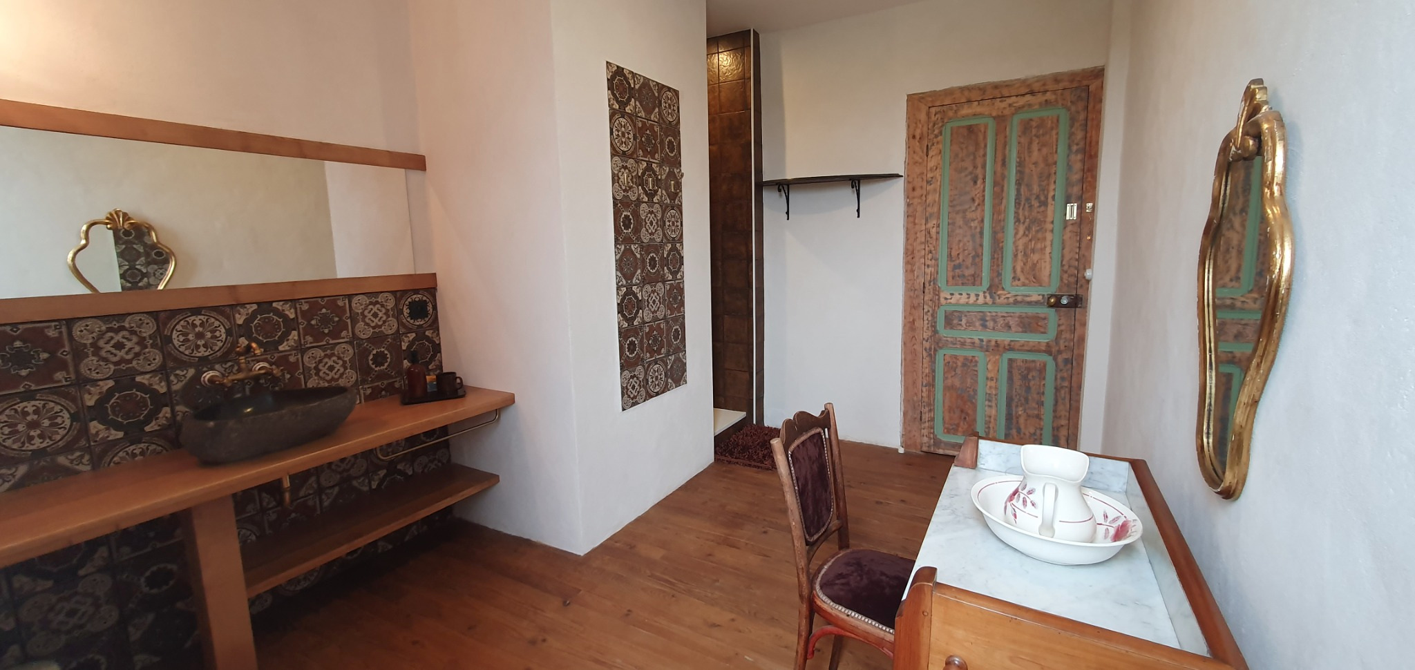 Cuarto de baño — Coquelicot blanc & Passiflore